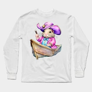 Ratie the pirate cute character Long Sleeve T-Shirt